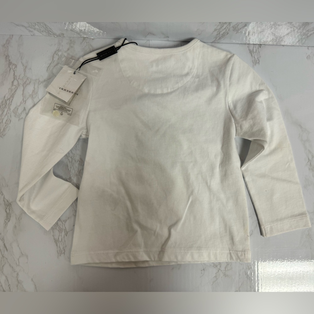 Burberry Kids Matching Set - White and Tan - Picture 2 of 8